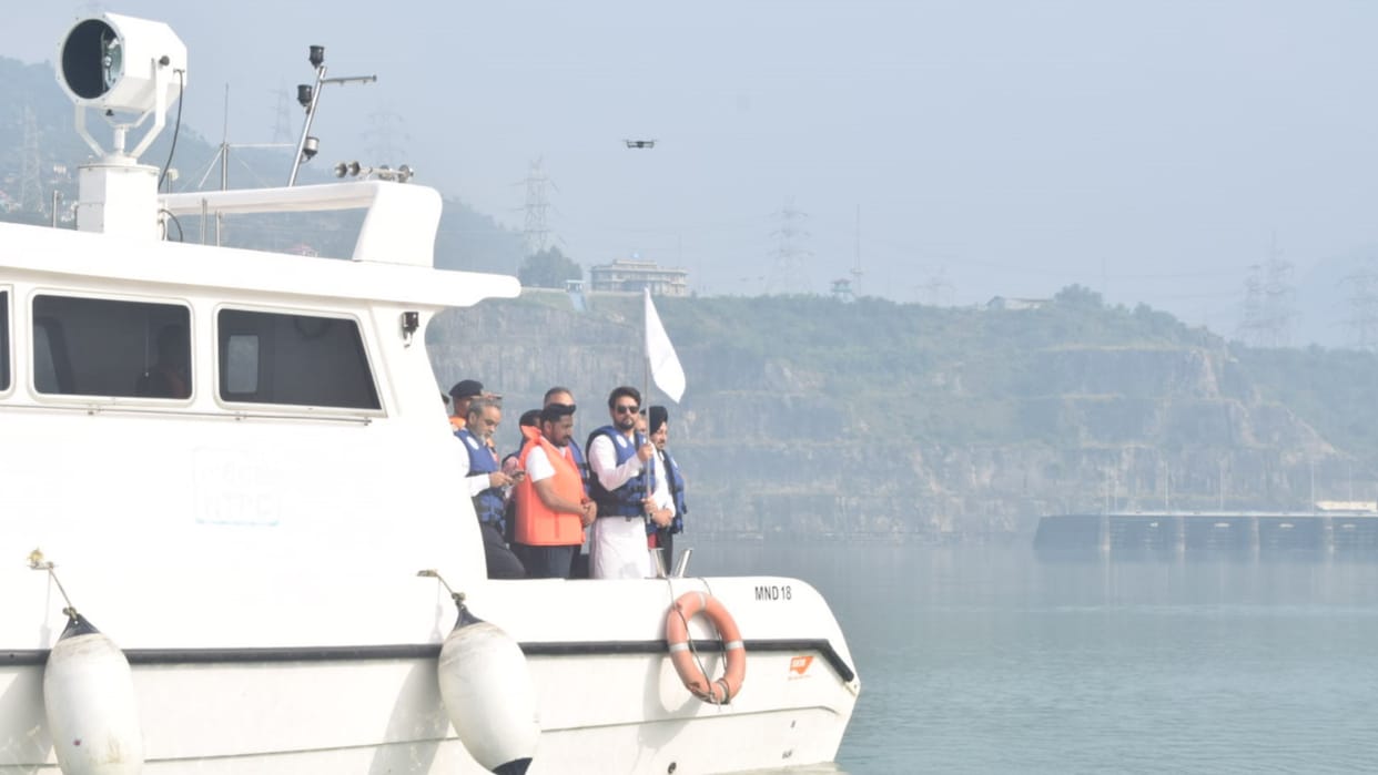 himachal news: water sports centre started in Koldam bilaspur