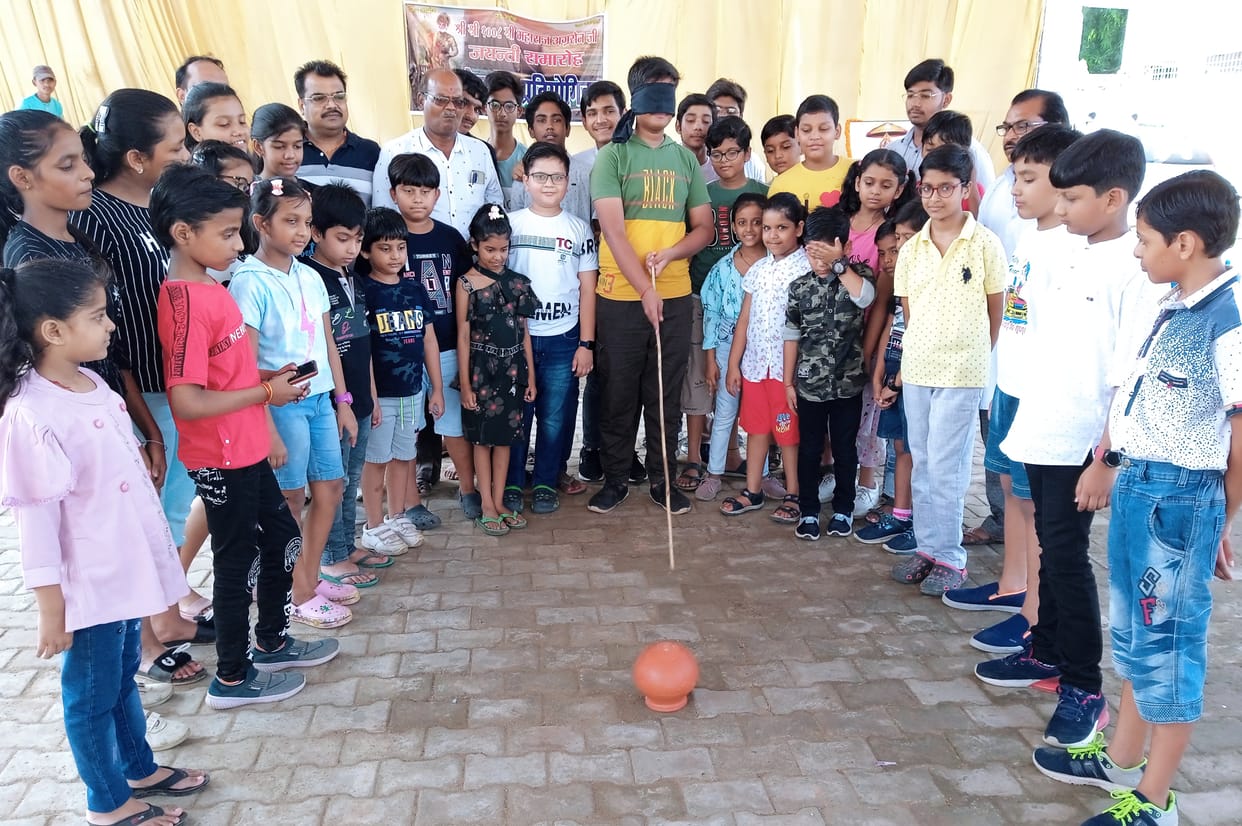 Arpit in cycle race and Love won in chair race