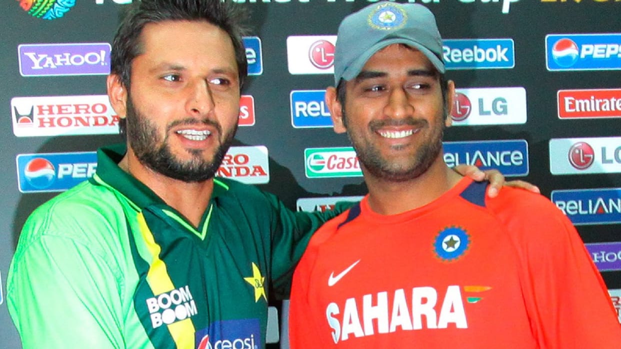 Shahid Afridi comment on MS Dhoni said India had changed their approach towards Pakistan under his captaincy