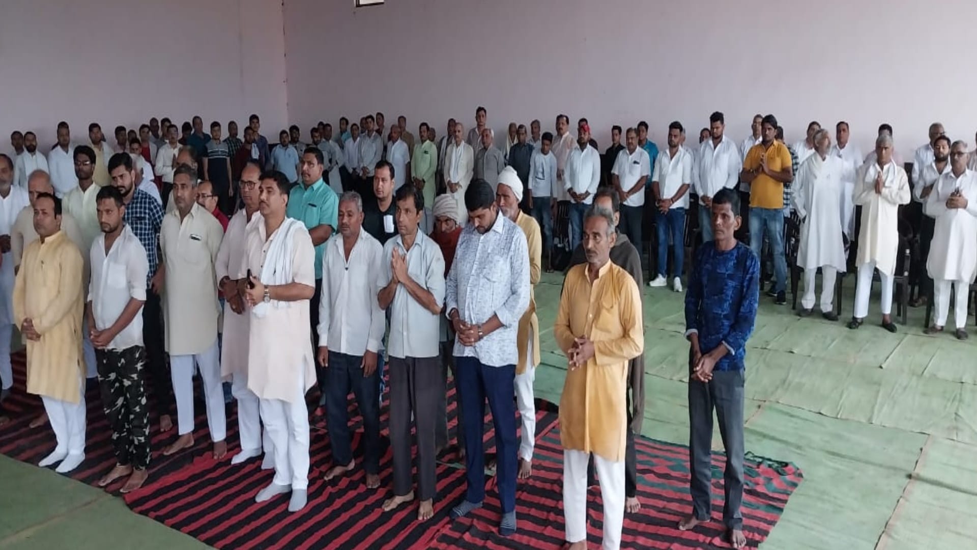 Deepak Murder: People arrived in the rain at Deepak Tyagi condolence meeting in Khajuri village