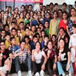 तलवारबाजी प्रतियोगिता में विजेता खिलाड़ी।