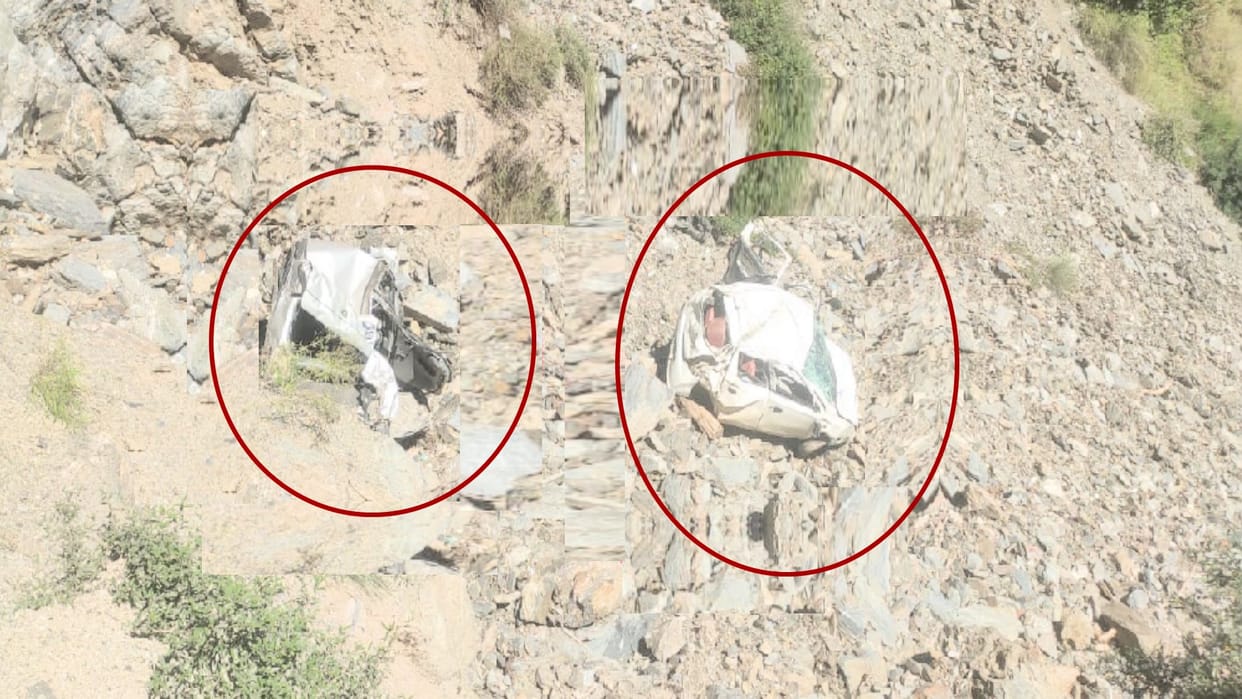 Road accident: two cars crashed at the same place in a span of 10 minutes on Deiya Nerwa road, two died