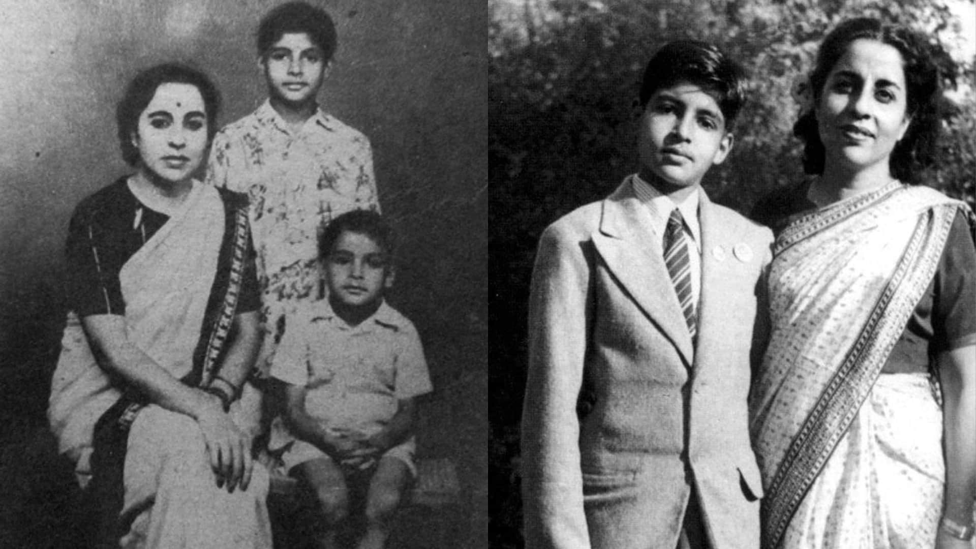 Amitabh Bachchan 80th Birthday Special unseen photos of big b from his childhood before coming in cinema