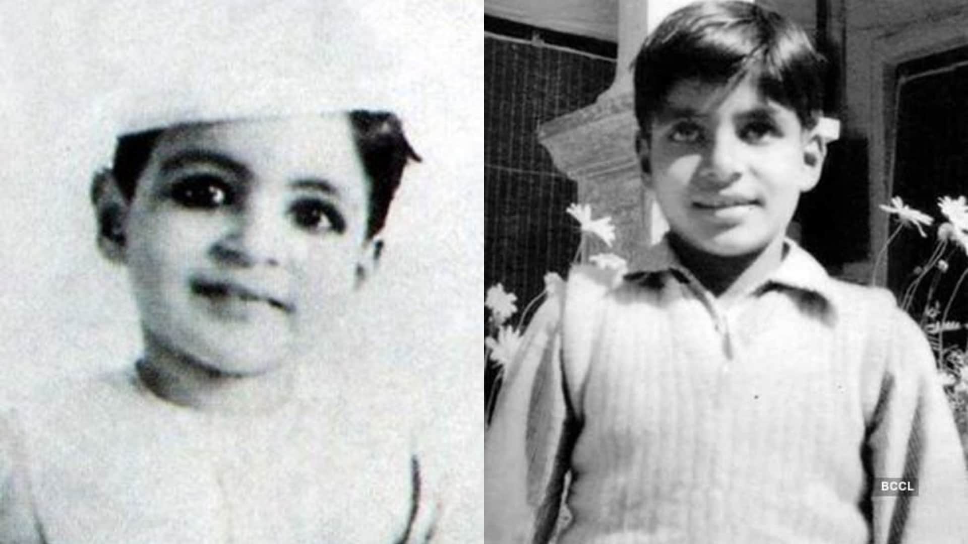 Amitabh Bachchan 80th Birthday Special unseen photos of big b from his childhood before coming in cinema