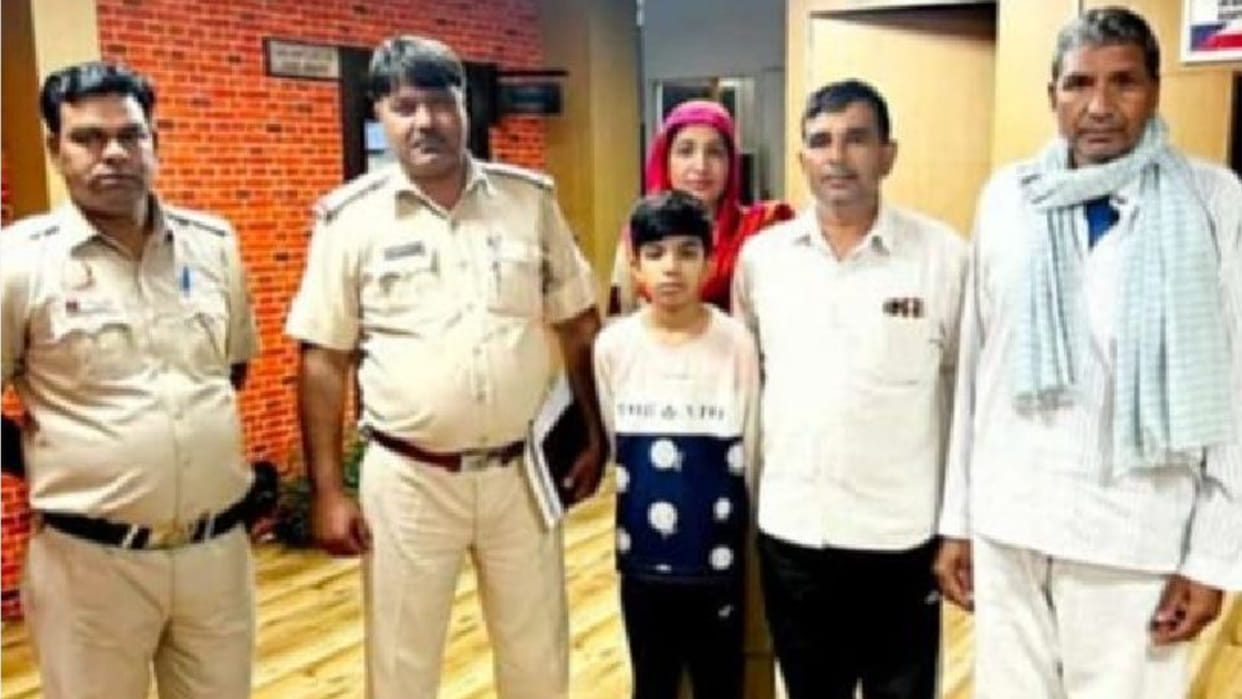 missing son of SPO from Rewari found at New Delhi railway station