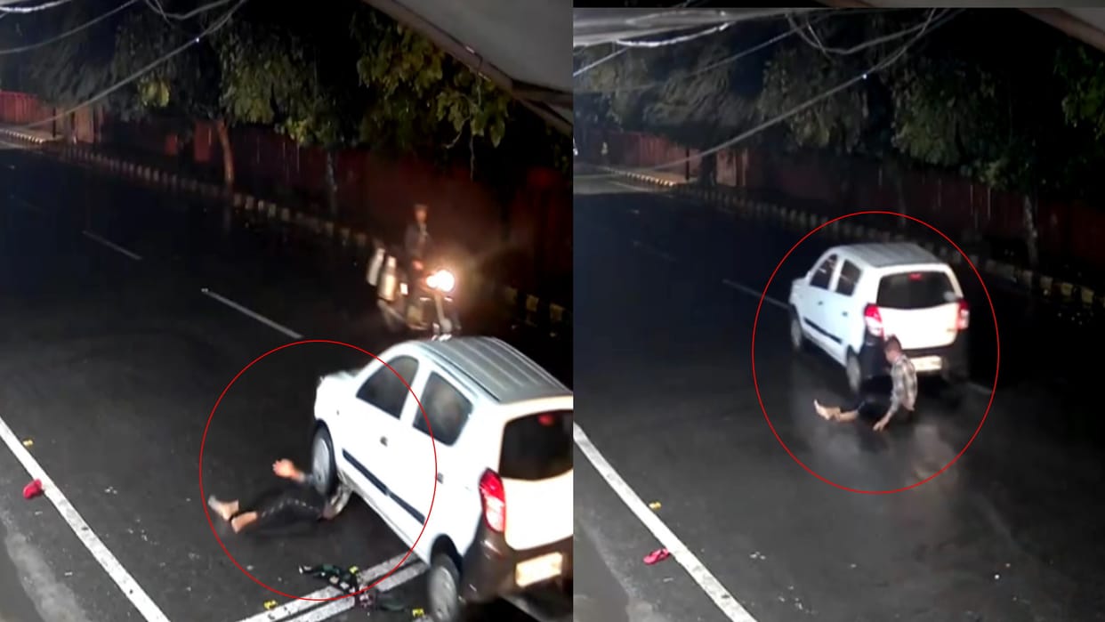 Meerut: Divyansh of Meerut dodges death, life saved even after car passed over body