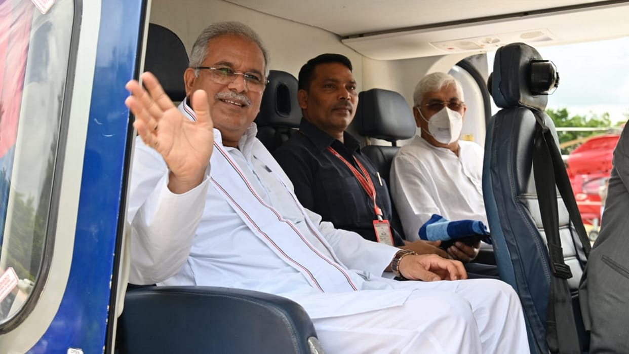 chhattisgarh cm bhupesh baghel and ts singhdeo came together for first time in chaupal in kawardha