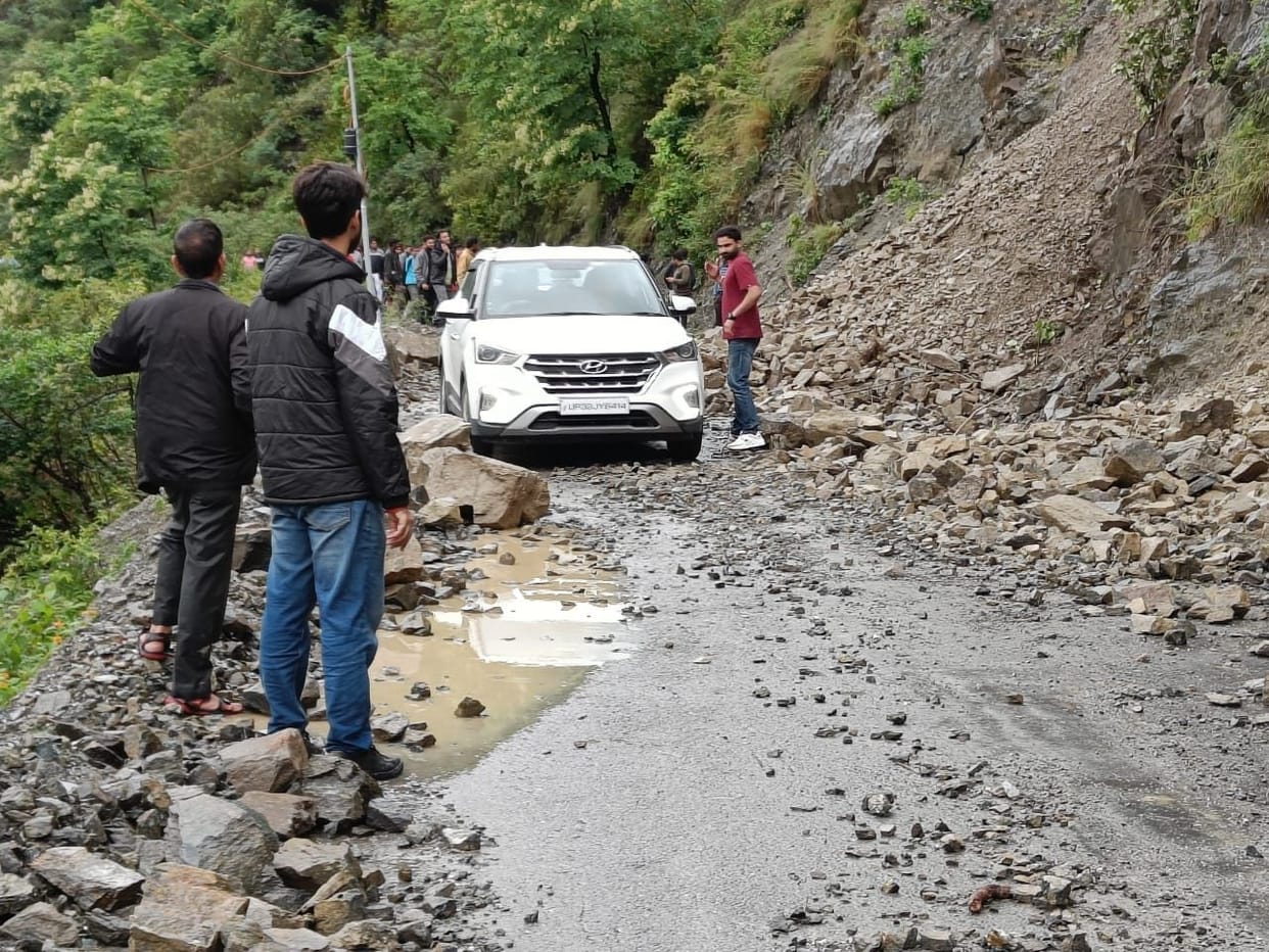 Two National Highways Blocked Due to Heavy Rain