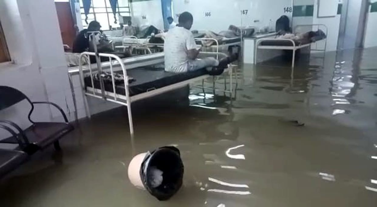 AMU: Water filled in the wards of JN Medical College