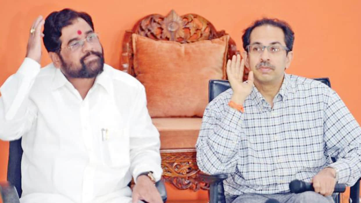 Maharashtra Shiv Sena Uddhav Thackeray faction leader & MP Gajanan Kirtikar today joined Eknath Shinde faction