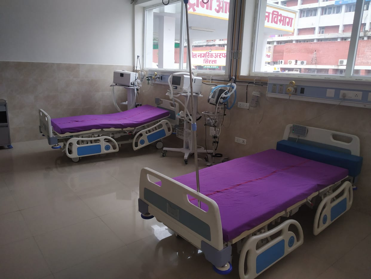 33 ventilators with health department, but of no use