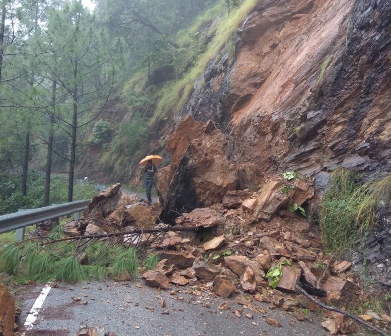Rain and closed roads increased the difficulties