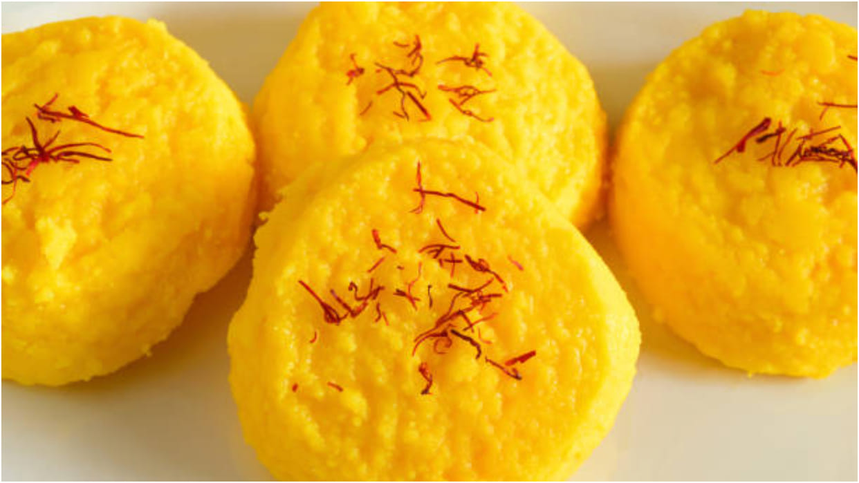 diwali 2023 kesariya peda recipe at home diwali special mithai