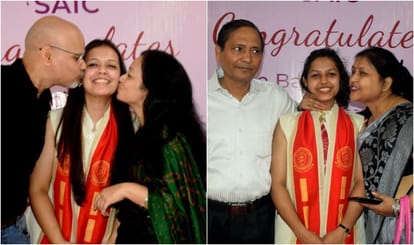 IIT BHU 11th Convocation of faces of meritorious students bright after receiving medal,