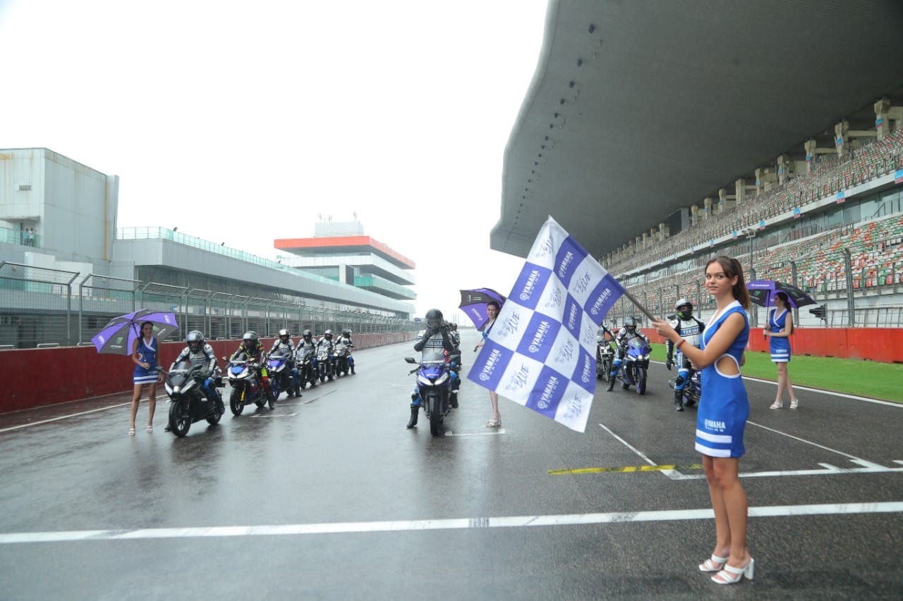 Yamaha organizes The Call of the Blue track day event at Buddh International Circuit