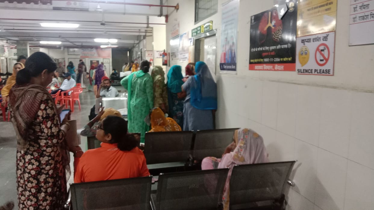 Patients increased with the turn of the weather