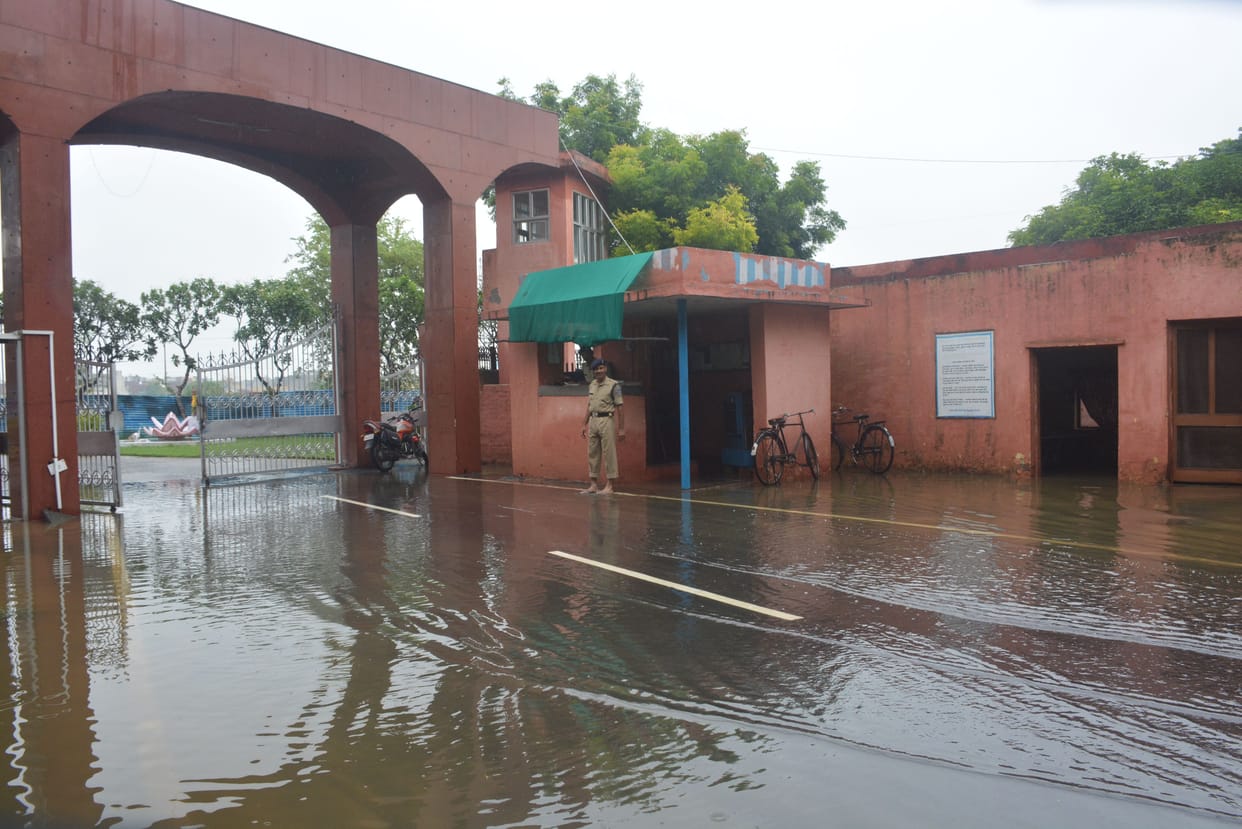 Disaster caused by water logging on relief due to cessation of rain