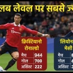 रोनाल्डो बनाम मेसी