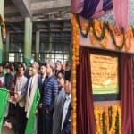 परिवहन मंत्री बिक्रम सिंह से वोल्वो को हरी झंडी दिखाकर रवाना किया