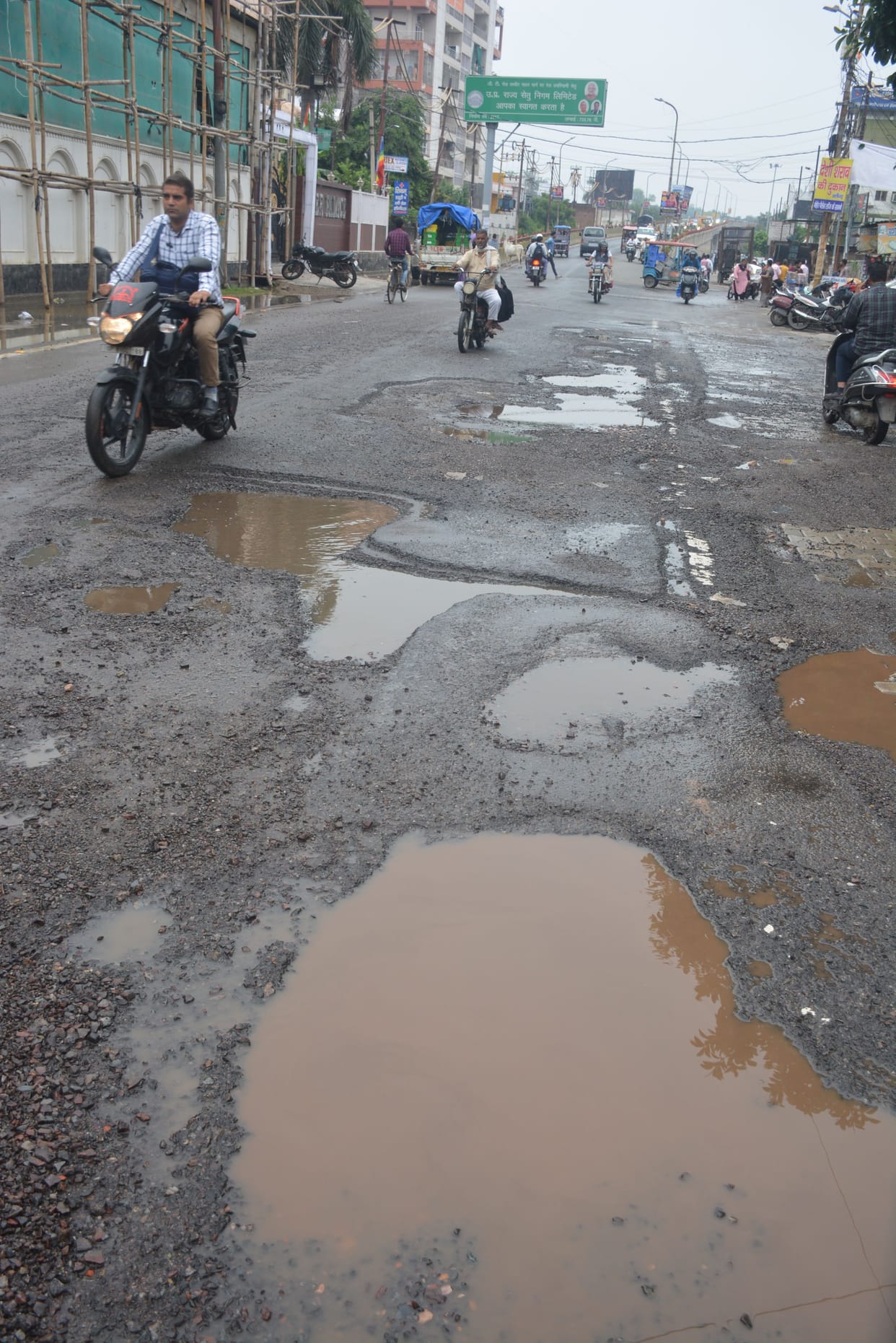 Smart city roads... ballast, gravel and potholes