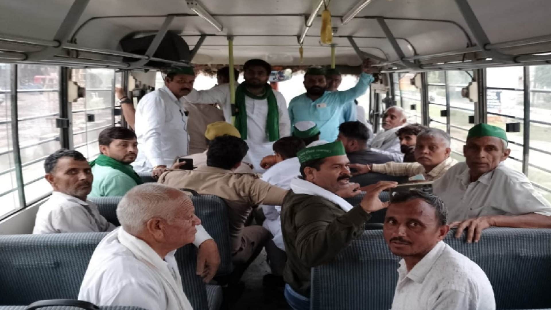 Baghpat: Ruckus over land occupation, police forcibly picked up farmers sitting on dharna