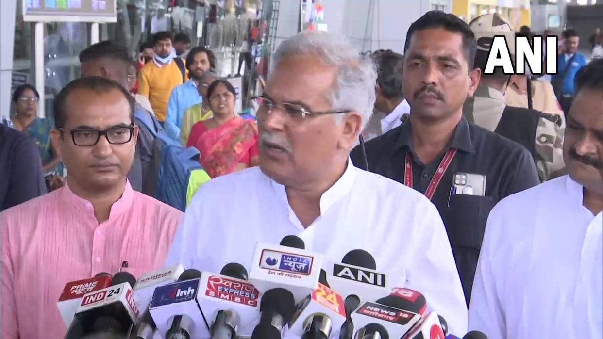 cm bhupesh baghel on ed raid in chhattisgarh, BJP is not able to fight directly