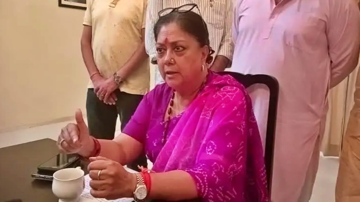 Vasundhara Raje commented on Gehlot government regarding farmers