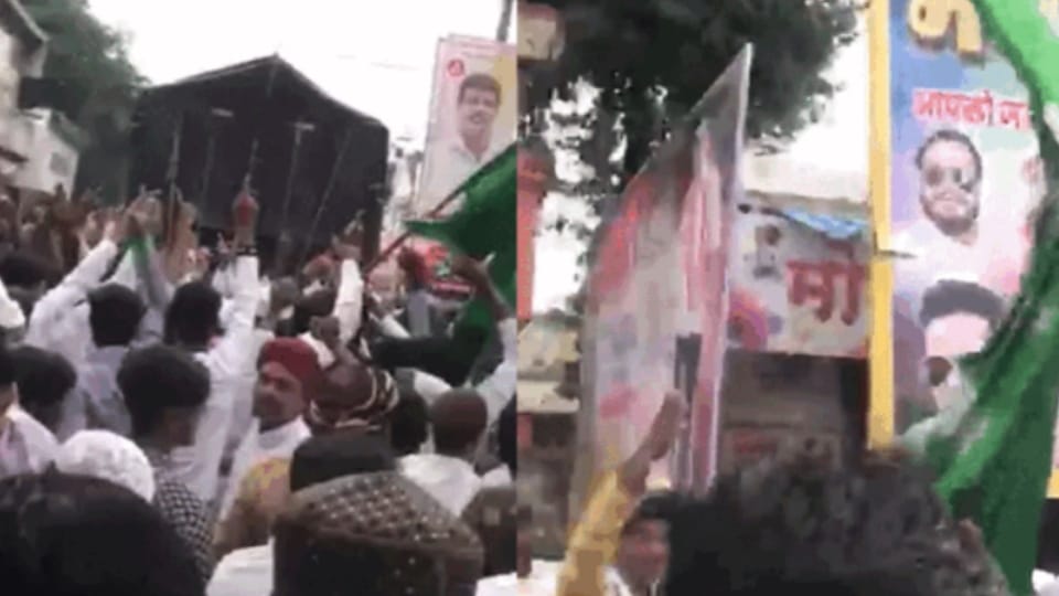 Two people arrested connection with raising an inflammatory slogan during Eid-e-Milad procession in Amravati