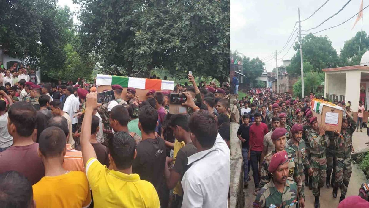Fatehpur: mortal remains of the martyr para commando reached home
