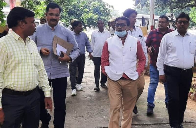 Nodal officer inspected paddy procurement center