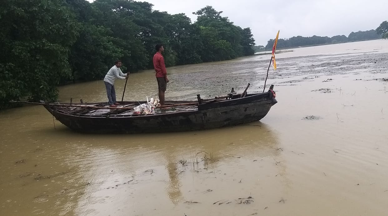 train service braked due to flood