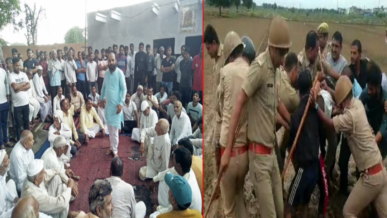 Baghpat: Farmer leaders says the movement will not stop till the demand is met, police did lathi-charge
