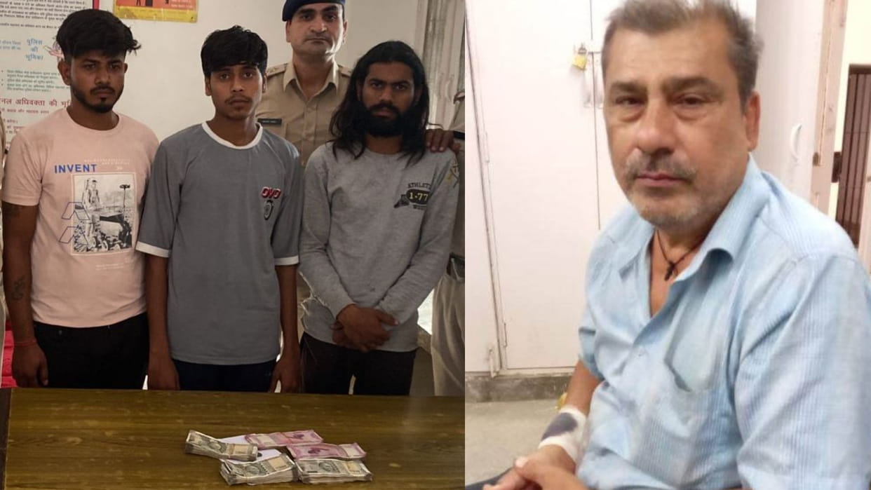 Rs Two and half lakh looted from scrap trader in Rewari