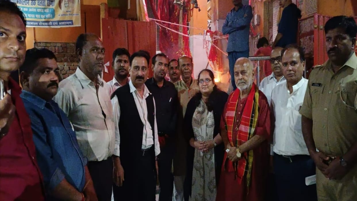 Asmat presented an example of Hindu Muslim unity donated land for Kachiyani Kheda Hanuman temple
