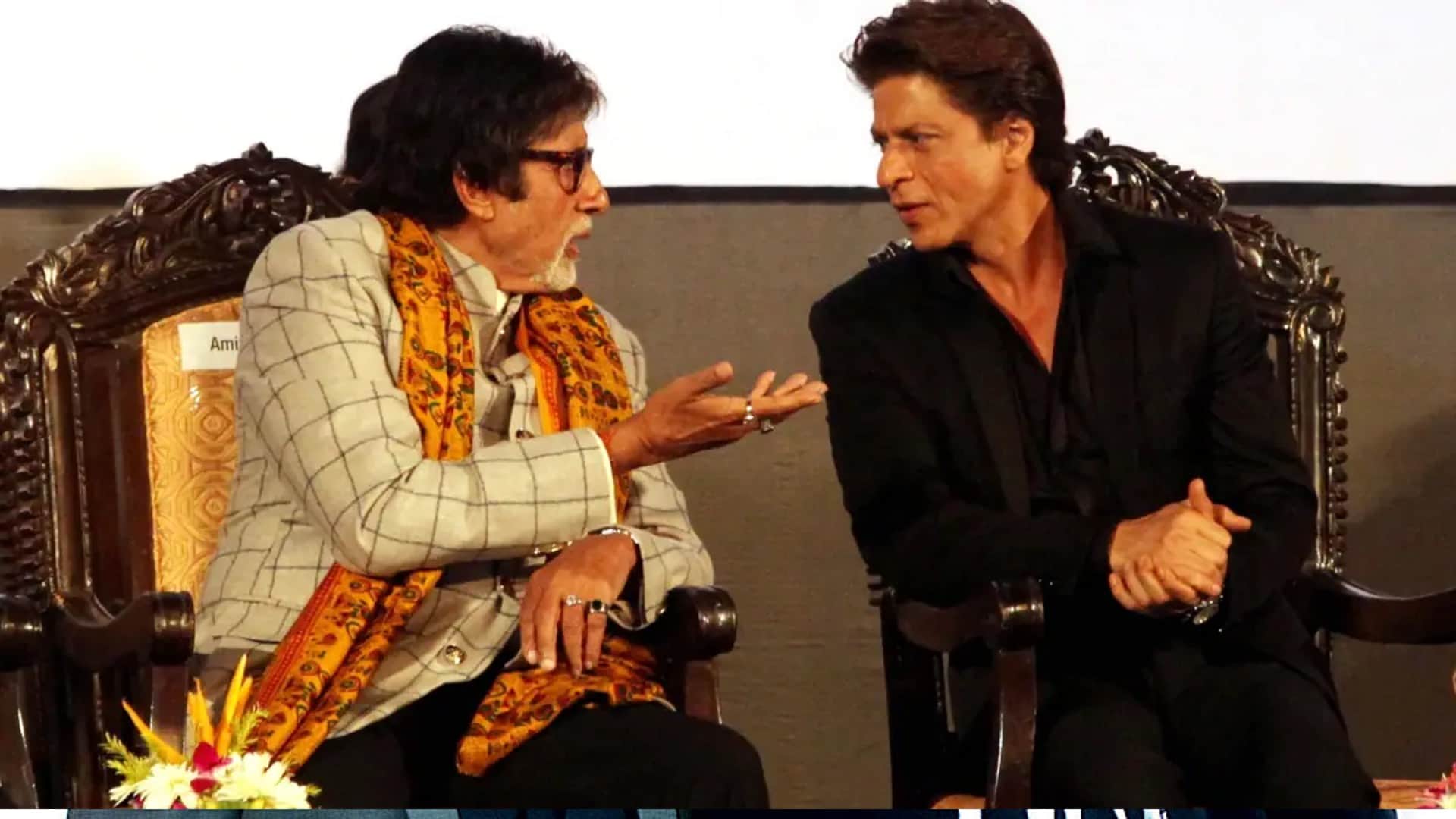 Shahrukh Khan wishes Amitabh Bachchan on his birthday on Social media