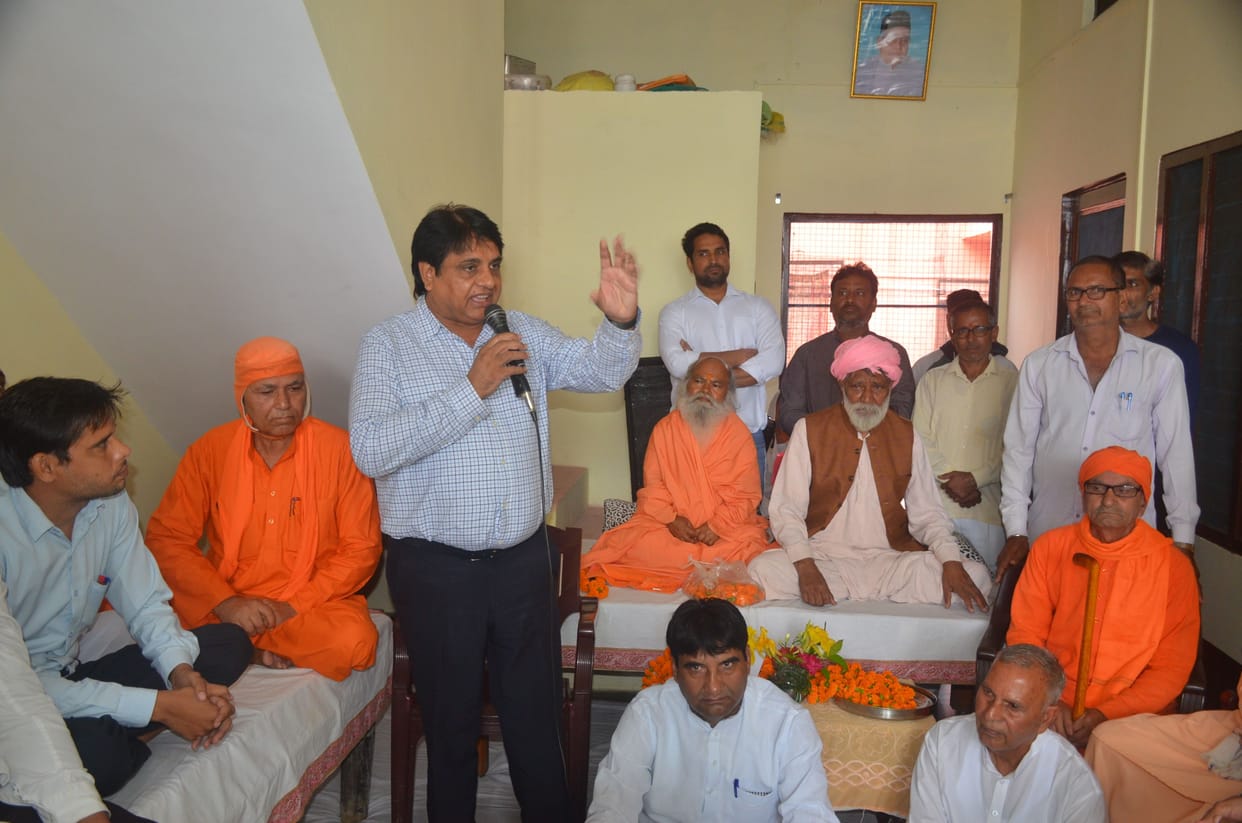 BJP could not fulfill the promise made to saints: Malook Nagar