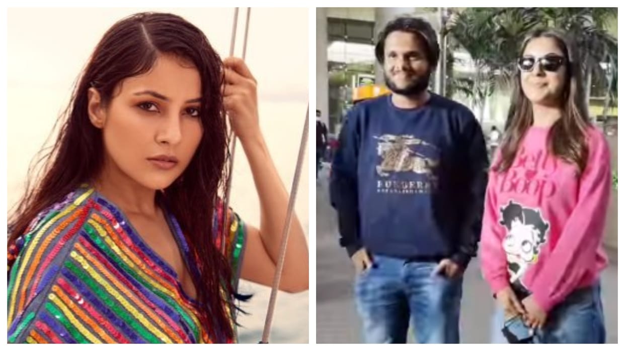 Shehnaaz Gill Fan tried to put his hand on actress shoulder video goes viral on social media