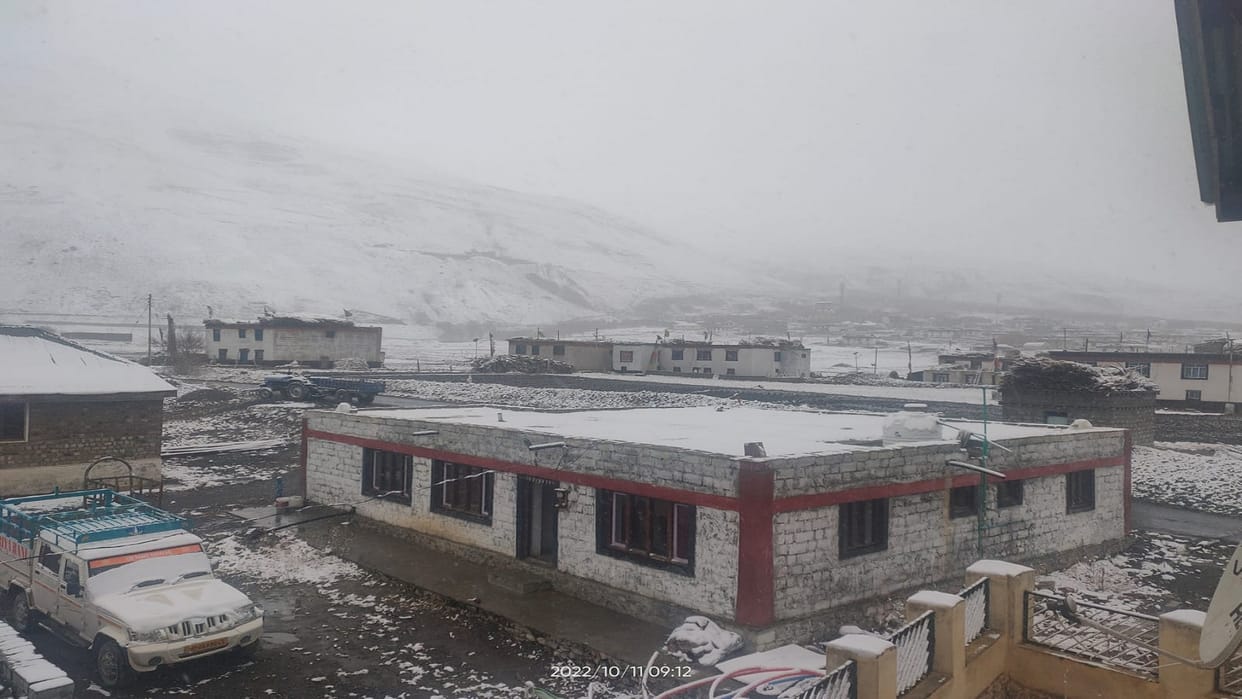 Rain in entire state including Shimla, heavy rain in Kullu, snowfall in Lahaul-Spiti in Himachal pradesh