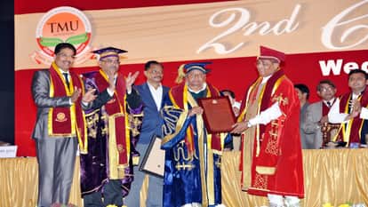 टीएमयू में मुलायम सिंह यादव व अन्य (फाइल फोटो)