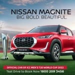Nissan Magnite ICC Mens T20 official car