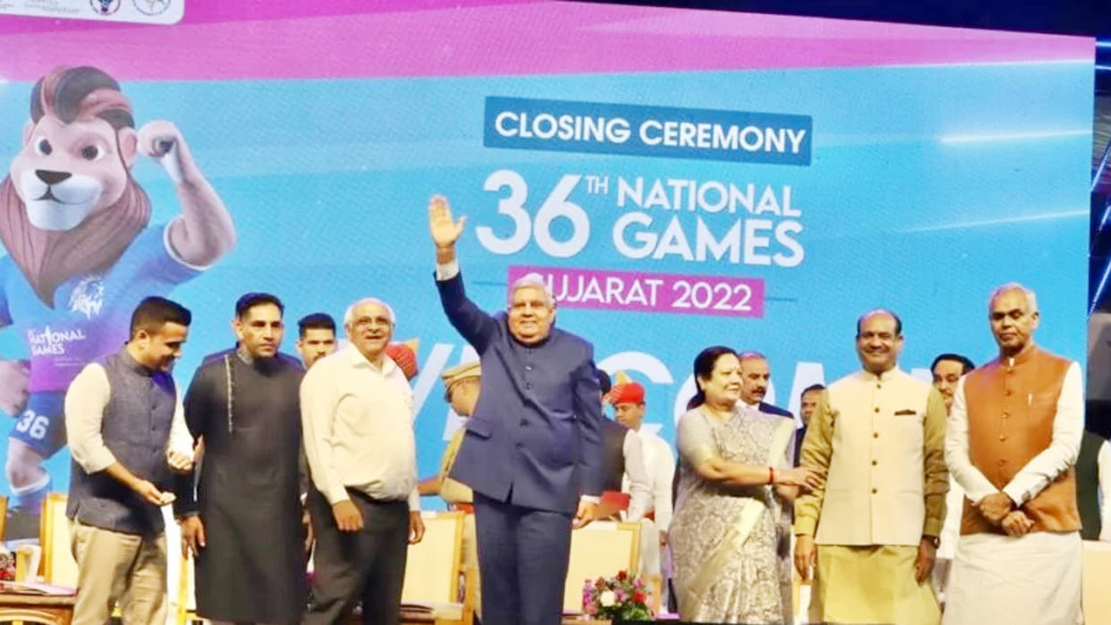 National Games: Boxers Meenakshi-Poonam and Simranjeet won gold on last day, Vice President concluded games