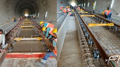 Himachal Bilaspur News: Borewell Drilling on Bhanupali bilaspur railway line Tunnel