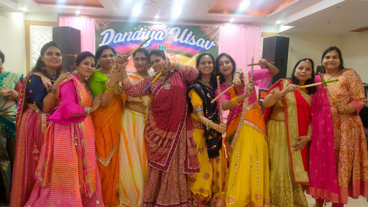Women rocked the Dandiya festival
