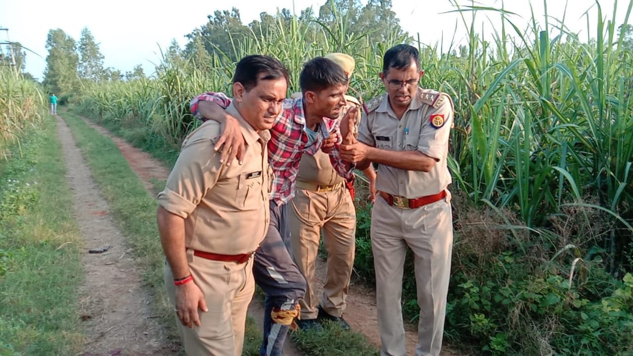 Miscreant arrested in brief encounter after looted farmer in Saifani of Rampur