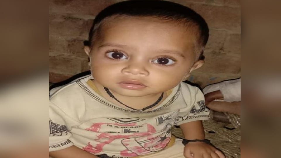 three year old child dies after drowning in water-filled pit on the road side in Agra