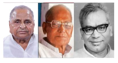 जय प्रकाश नारायण, डॉ. राम मनोहर लोहिया और मुलायम सिंह