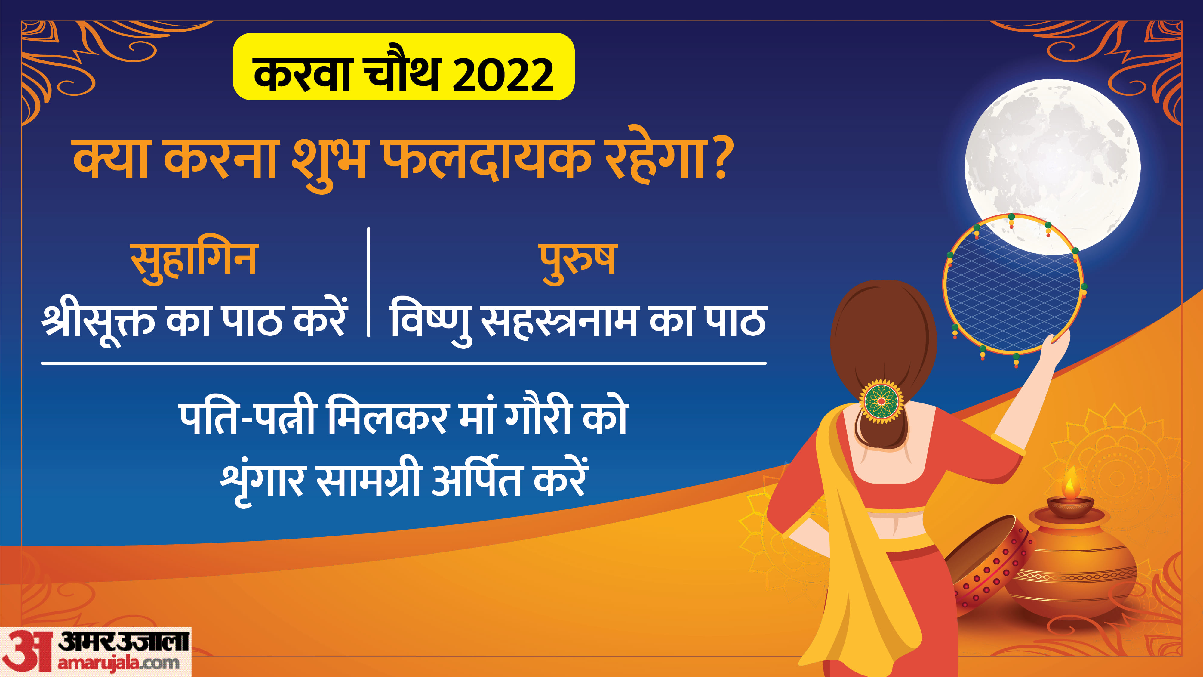 Karwa Chauth 2022 Date Time Shubh Muhurat Puja Vidhi Samagri Katha And Moonrise Time