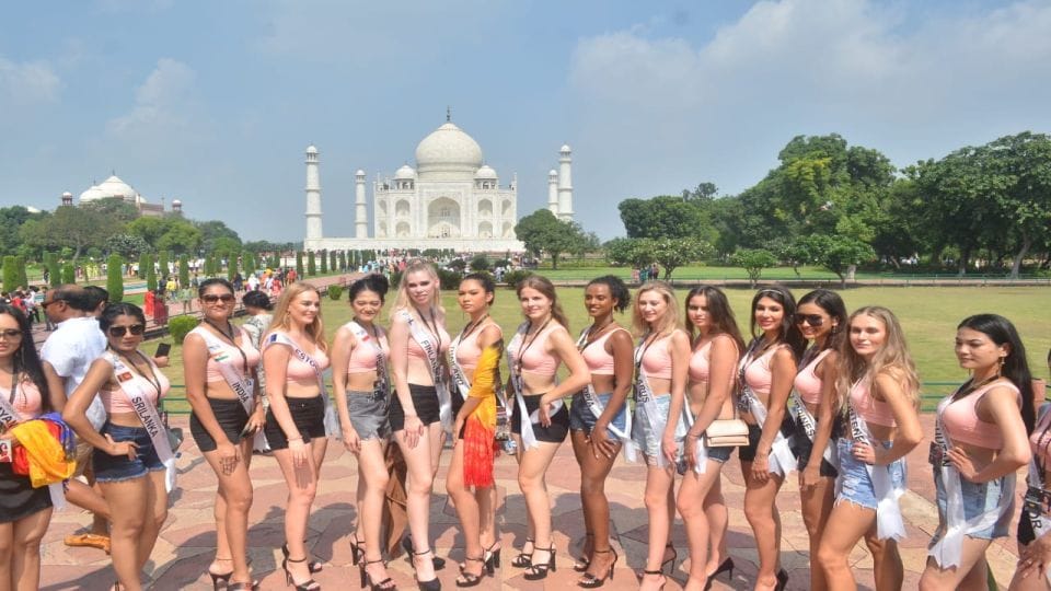 Supermodel World Wide 2022 Supermodels visited the Taj Mahal