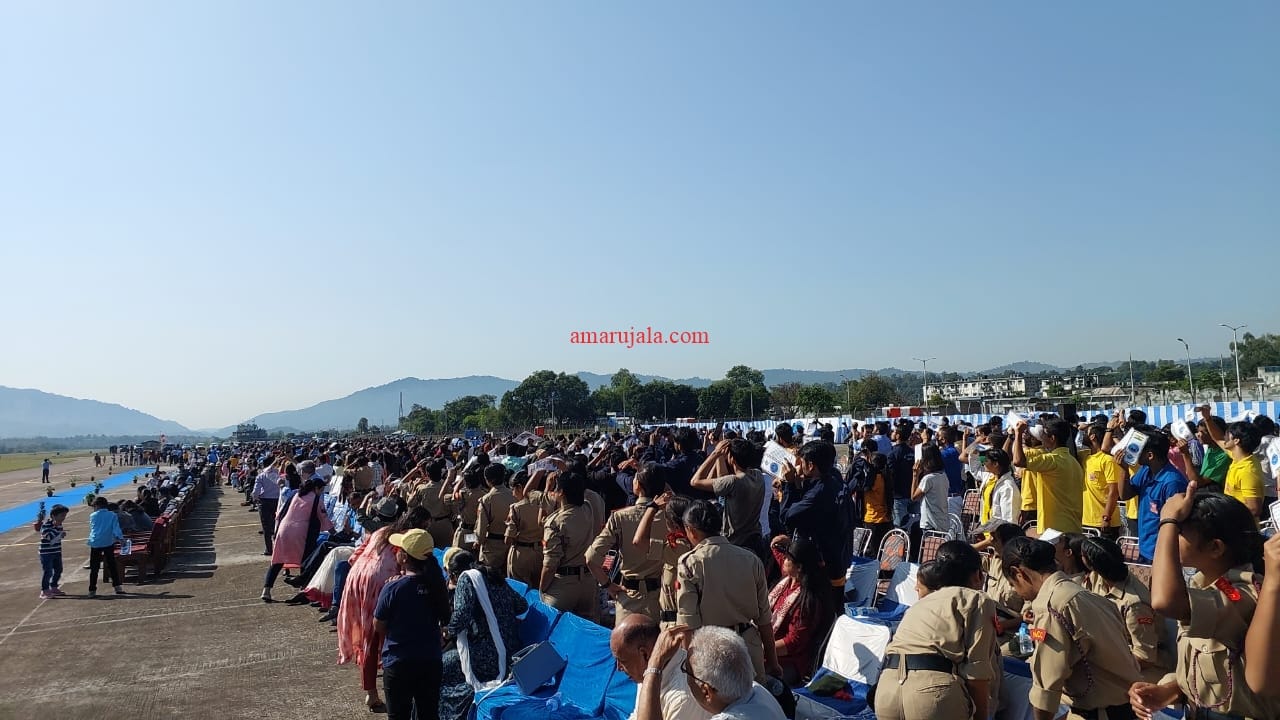udhampur air show news and photos in hindi Rafale Jaguar and MiG Apache seen