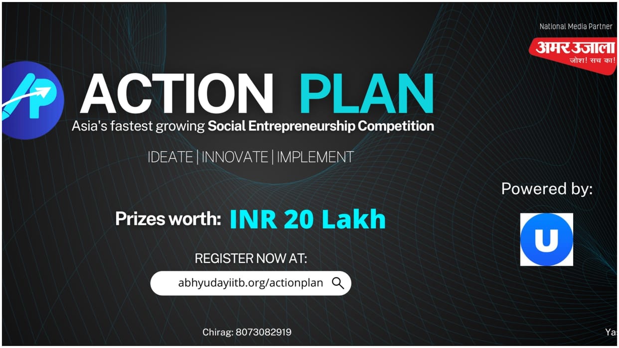 Registration for IIT Bombay’s social entrepreneurship competition Action Plan 2022 statred know how to apply
